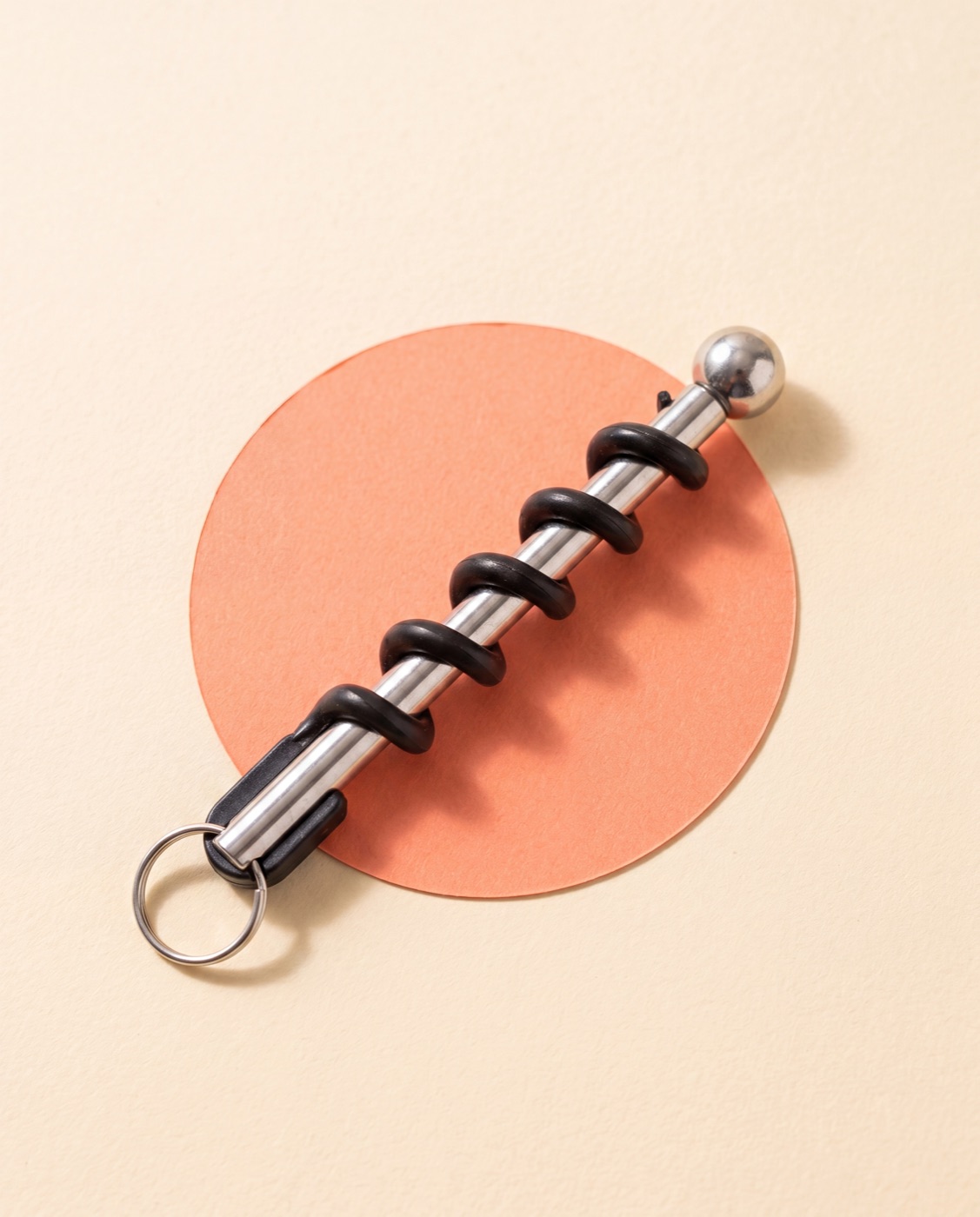Corklet keychain corkscrew product shot